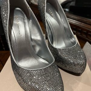 BCBG Glitter Platform High Heels